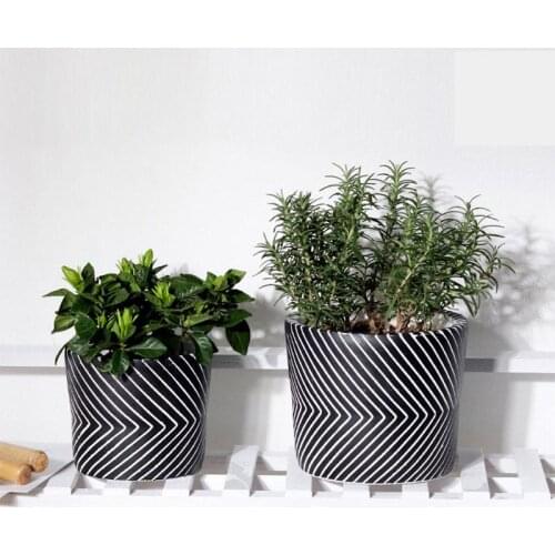 1 Pc Nordic Style Cement Succulent Flower Pot Modern Simple European Creative Home Floral Crafts Ement Flower Pot Ornaments