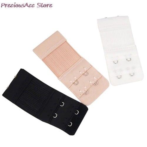1Pcs Women Bra Strap Extender 2 Rows 2 Hooks Bra Extenders Clasp Strap Sewing Tools Intimates Accessories 3 Colors