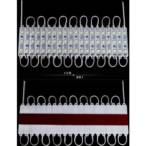 1000pcs 5050 3 Led Modules Waterproof High Power IP65 DC 12V White/Warm white For store decoration advertising letter