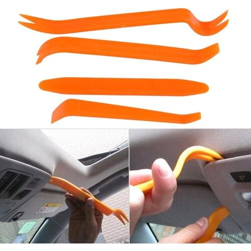 4pcs ABS Plastic Auto Repairing Tool Car Radio Audio Stereo Door Trim Dash Panel Install Removal Pry Tool Kit For Volkswagen bmw