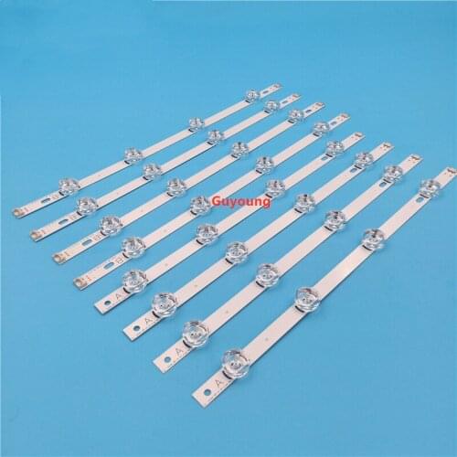 8PCS / set LED backlight strip bar for LG LC420DUE 42LB3910 INNOTEK DRT 3.0 42 inch A B 6916L-1709A 6916L-1710A