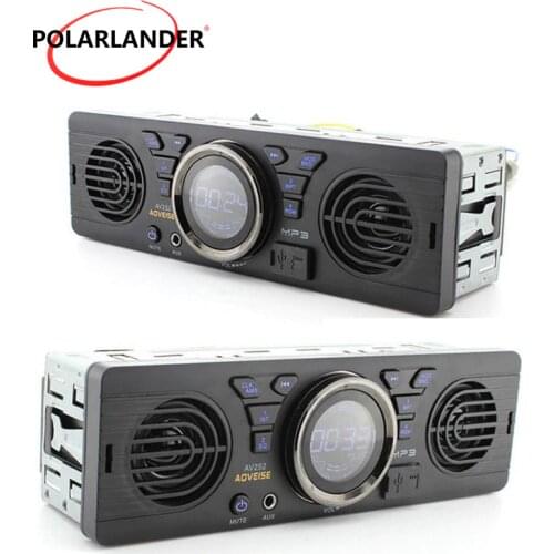 AV252 built-in 2 speakers car radio 12V Bluetooth handfree FM USB SD AUX IN audio in dash stereo MP3 player