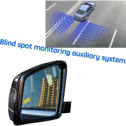 Car BSD BSM BSA Blind Area Spot Warning Drive Mirror Rear Radar Detection System For Mercedes Benz GLE MB W166 2015~2019