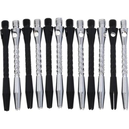 12pcs/lot Darts Shafts 45mm Aluminium Alloy Material Shaft Dart Accessories Throwing Toy Darts Shafts