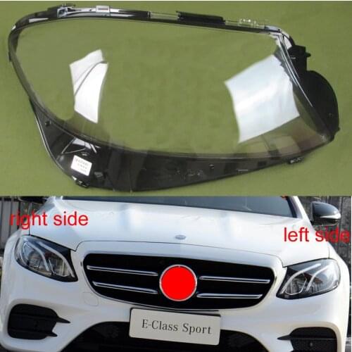 For Mercedes Benz W213 E200L E300L E320L 2016 2017 Headlights Cover Glass Lampshade Lamps Hade Headlamp Shell Lens