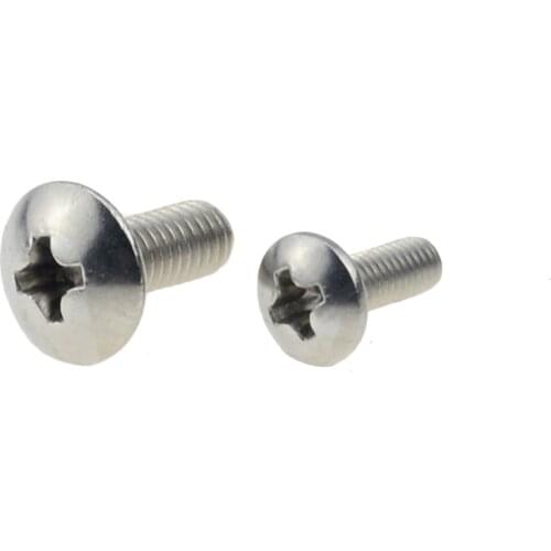 M3 M4 M5 M6 304 A2-70 Stainless Steel Jisb1111 Phillips Braguero Flat Head Large Round Cross Bolt