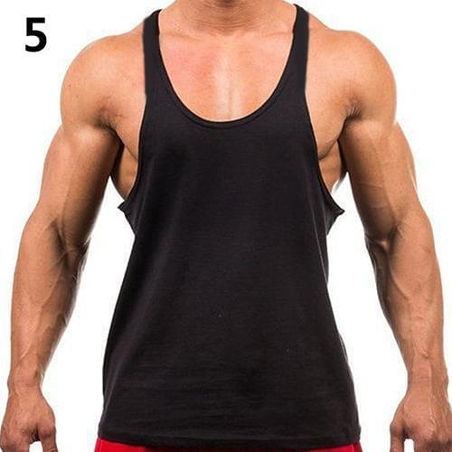 Fashion Sexy Bodybuilding Stringer Tanktop Clothing Brand Singlet Canotte Men Fitness Muscle Sleeveless Vest Tank Top Men
