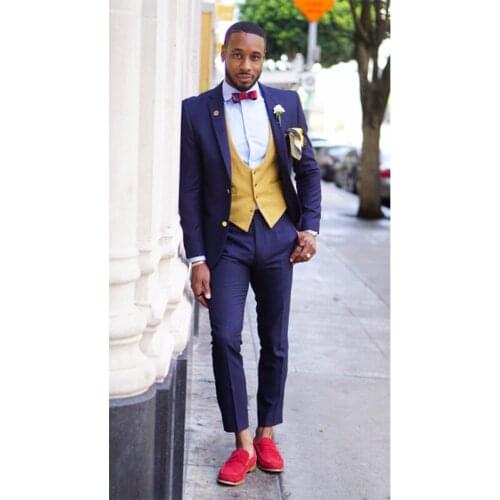 Grey Suits Men Classic Style Slim Fit Latest Coat Pant Designs Modern Prom Blazer Custom Made Masculino Wedding 2 Pieces