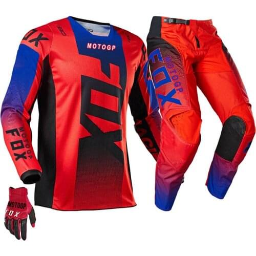 NEW 2021 motogpFox 180/360 enduro motocross gear set mx jersey pants motorbike clothing mtb suit Off Road Combo