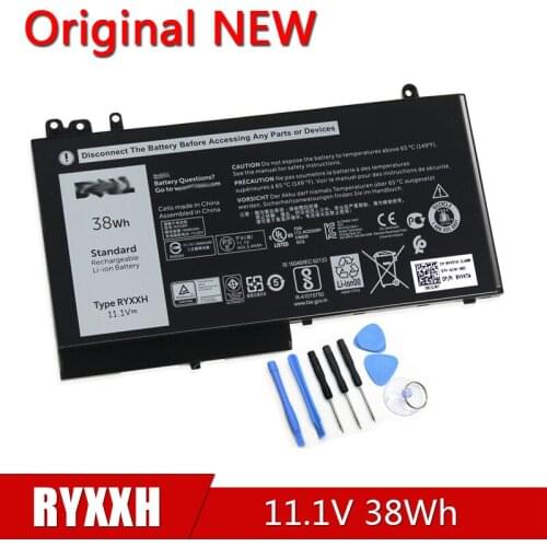 RYXXH NEW Original Laptop Battery For DELL Latitude 12 5000 E5250 E5450 E5550 Latitude 11 3150 3160 3550 11.1V 38Wh 9P4D2
