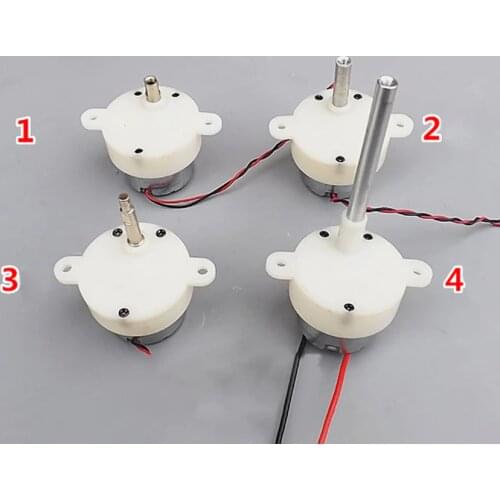 300 Series Gear Motor DC 6V Mini Deceleration Motors Positive Reversal 4 Types Electric Machinery For DIY Hobbies Amateur