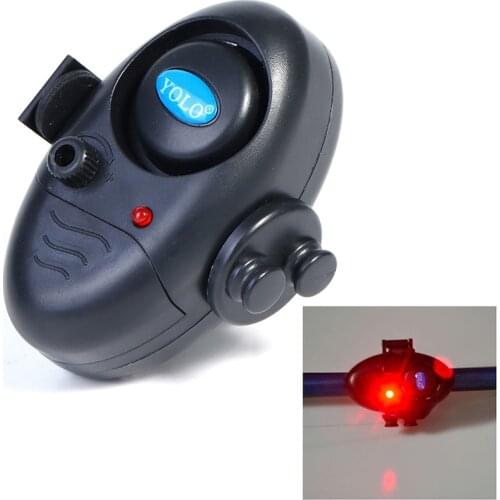 Bite Alarm Fishing Signalizator Carp Fish Indicator With LED / Sounds Battery Include 4 Sets