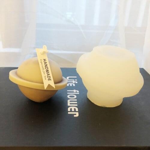 Planet Silicone Mold Korea Style Cake Decoration Creative Mousse Baking Aroma Candle Mold Candle Making Fondant Molds