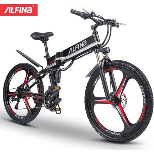ALFINA FX80 folding electric bicycle 36V12.8AH 250W Motor 25KM/h Folding Mountain ebike Bicicleta Eletrica 26 Inch