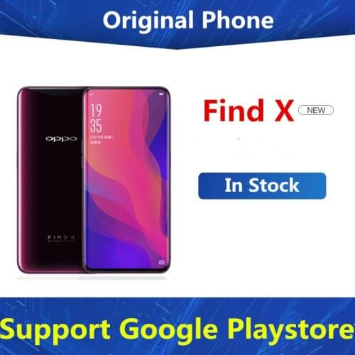 Stock New Original OPPO Find X LTE Smart phone Snapdragon 845 Full Screen 6.42" IPS 2340X1080 8GB RAM 256GB ROM 25.0MP Face ID