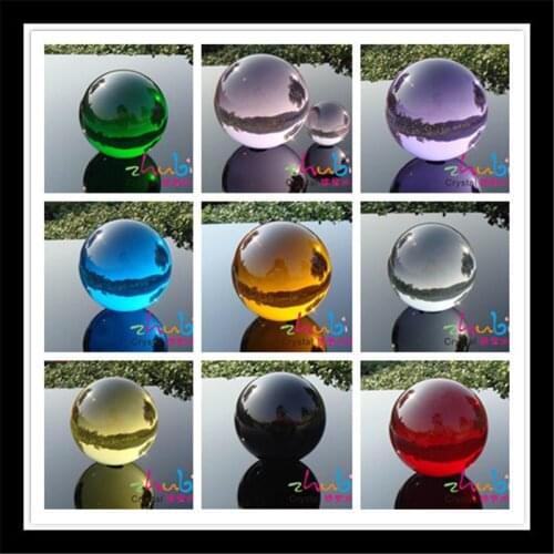 Glass Smooth Transparent Sphere Beads 30mm With No Hole Crystal Round Light Ball Beads For DIY Making Lampwork Wholesale