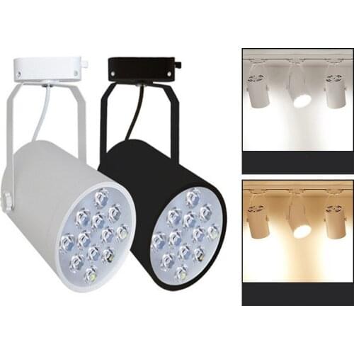 LED Track Lights 3W/5W/7W/12W/18W High Power Rail Light Shop Clothing Store Rails Spotlights Indoor Lighting