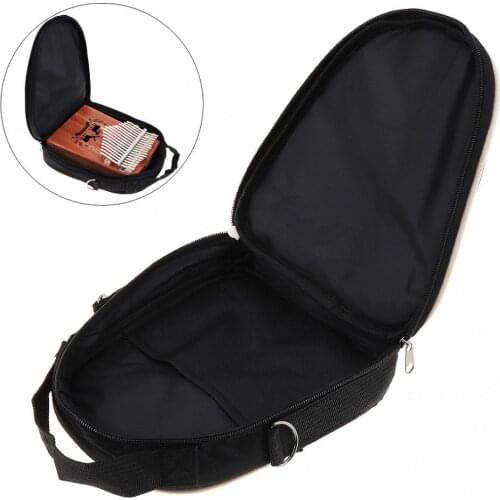 17 / 15 / 10 Key Universal Storage Shoulder Portable Bag Thumb Piano Kalimba Mbira Soft Case Oxford Cloth Inside Cotton
