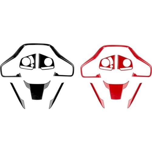 6Pcs Inner Steering Wheel Sticker Trim Car Accessories for Honda Civic 10Th 2016-2021