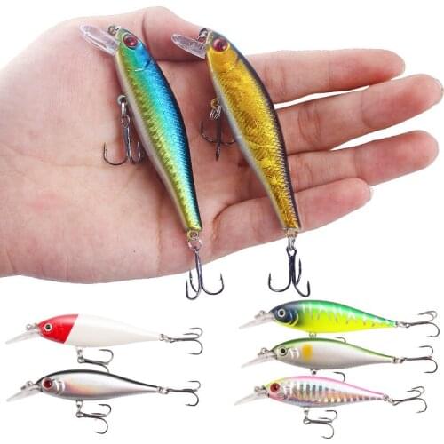YUCONG 5Pcs/lot Fishing Minnow Lures 6g-9.3g Hard Artificial Lures Wobblers Crankbait Topwater Sinking SwimBaits Pike Bass Baits