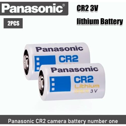 2pac New Original Panasonic CR2 3V CR15H270 850mah Lithium Battery Camera Batteries