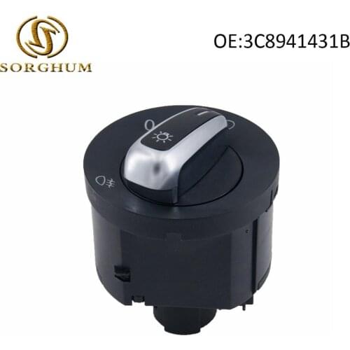 3C8941431B 1K0941431BB Headlight Headlamp Switch For VW Caddy Touran Jetta Golf Jetta Passat B6 CC