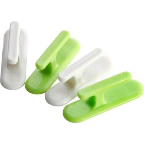 8pcs Curtain Wall Hook Up Window-Dressing Hardware No Trace Punch-free Curtain Wall Hook Strong Self-adhesivev Fixed E12022