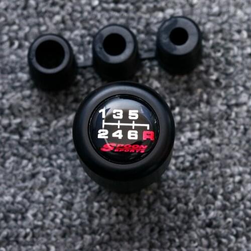 6/5 Speed Aluminum Spoon Sport Manual Transmission Gear Shift Knob Fit For Honda Acura