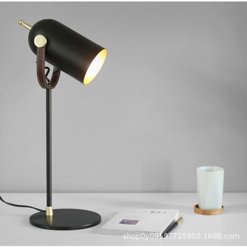 American Table Lamp Vintage Loft Wooden Led Desk Lamp Reading Light Office Lamp Home Lighting Decor Stores WY60914