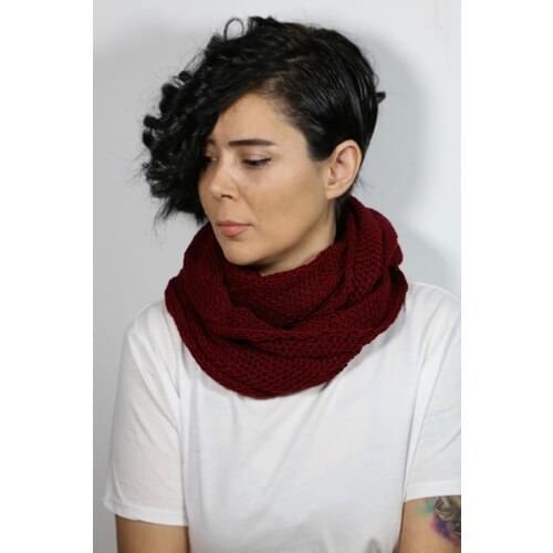 Fraise Accessory Burgundy Collar