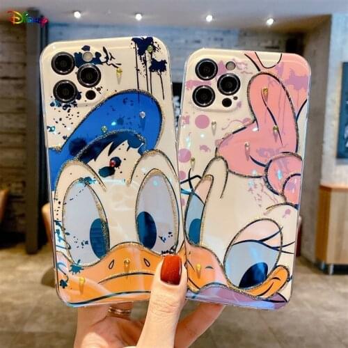 Disney Donald Duck phone case protective cover is suitable for iphone 12 pro max 11 8 7 6 s XR PLUS X XS SE 2020 mini soft shell