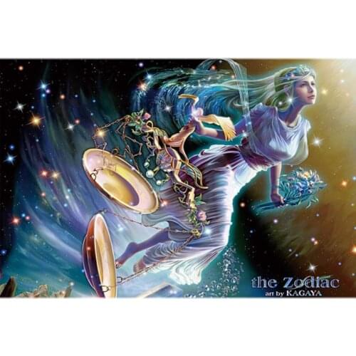 The zodiac wooden jigsaw puzzle 1000 pieces twelve constellations wood toys for children Decompression Creative Birthday Gifts