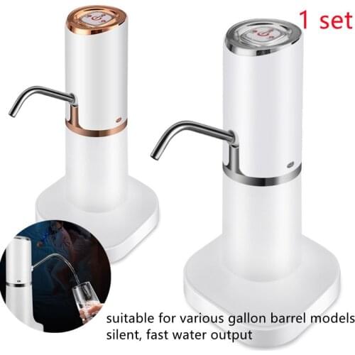 Home Automatic Water Dispenser Hand Press Water Pump USB Charging Intelligent Electric Bottled Drinking Water Pump