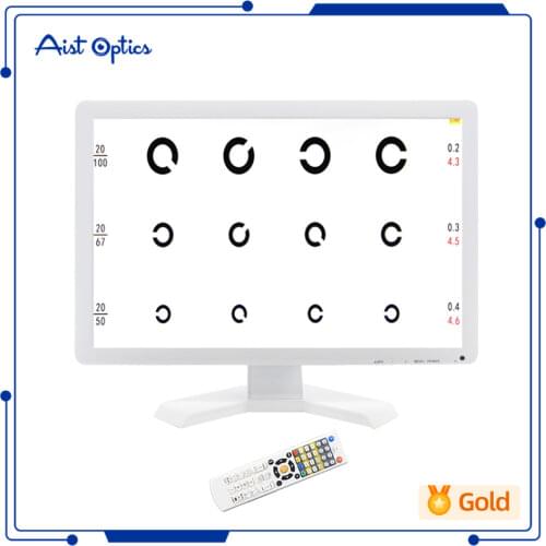 Vc-3 Screen Tv Set Available Vision Chart Panel Led Visual Acuity Testing Chart 19 Inch Eye Vision