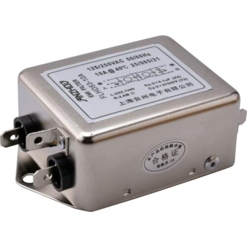EMI Power Filter FLHD53-10A Double-Section Filter FLHD53-6A FLHD53-3A 3A 6A 10A