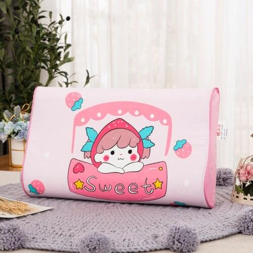 Latex Pillow Natural Latex Pillow Massage Particles Adult Latex Pillow Child Latex Pillow Soft, Comfortable, Breathable, Refr