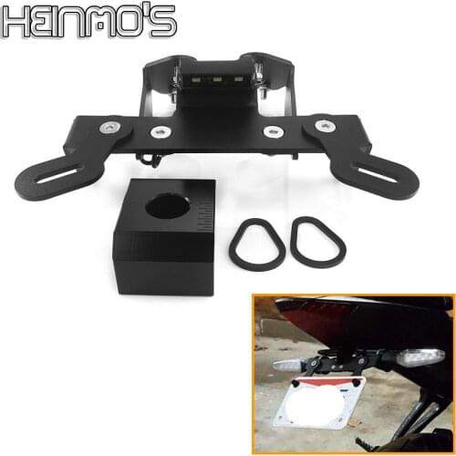 Motorcycle License Plate For YAMAHA MT09 FZ09 MT-09 FZ-09 MT 09 FZ 09 2018 2019 2020 Accessories Holder Frame Fender Bracket
