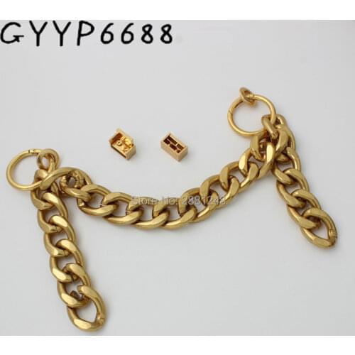 27mm New fashion spring ring + Aluminum chain light weight Bags Purses Strap Accessory Factory Quality Plating Cover Wholesale