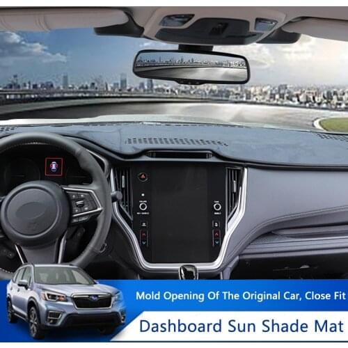 QHCP Dashboard Cover Protective Pad Dash Board Sunshade Carpet Dash Mat Flannel Fit For Subaru Outback 2021 Interior Accessories