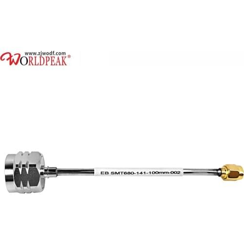 2pcs Free Shipping 10cm N male rf connector to SMA male for semi flexible cable RG141