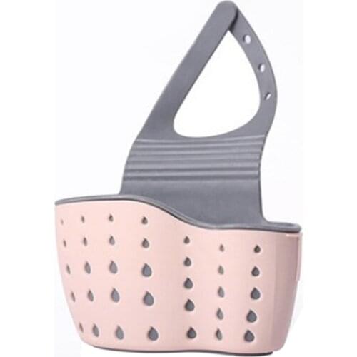 Kitchen Sponge Drain Rack Suction Cup Sink Washing Cloth Storage Box Water Tap Thickening Storage Drainage Hanging Basket
