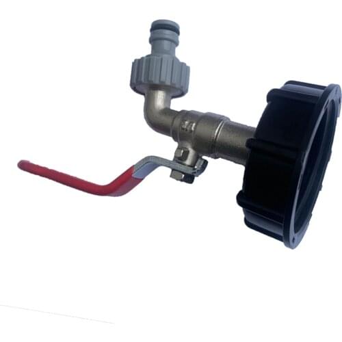 IBC Tank Adapter Connector 1/2" Brass Valve Tap Replacement Plastic Outlet