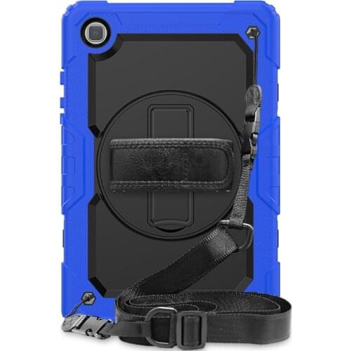Tab A7 10.4in T500 Rugged Heavy Duty Hybrid Shockproof Cover with Neck Strap