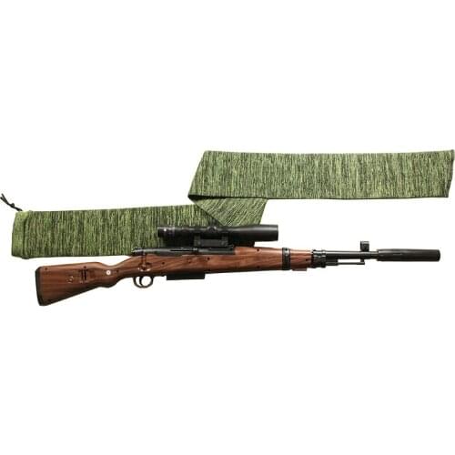 140cm 54" Silicone Treated Gun Sock Polyester Rifle Shooting Fishing Rod Sock Protection Cover Bag Case Tactical Hunting Caza