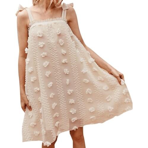 Dress 2021 summer new formal dress medium length French floral sexy suspender skirt with split ends elegant beach long Loose