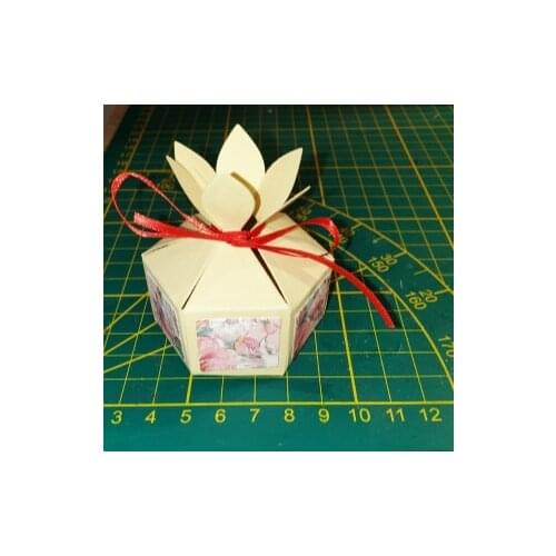 3D Gift Candy Box Stitched Metal Cutting Dies Stencil for DIY Scrapbooking album Decorative Embossing Craft Cut Paper Card Tool