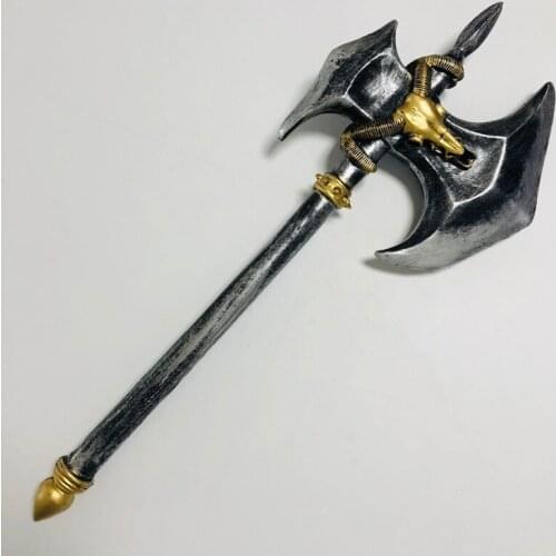 60cm Outdoor Hunting Game Camping Survival Fire Ax Childrens Cosplay PU Foam Toys Tactical Tomahawk Ax Free Shipping