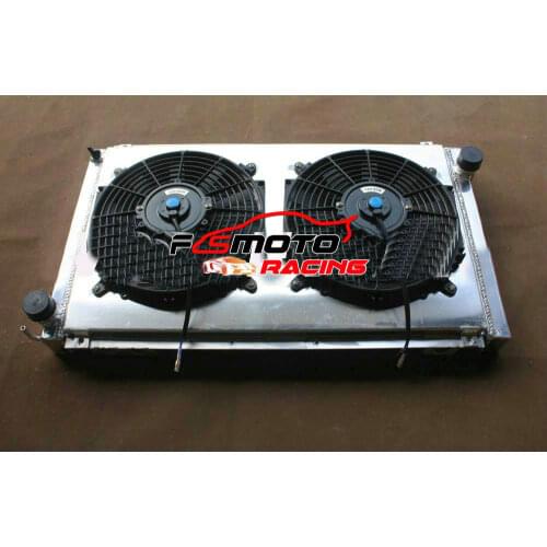 Aluminum Radiator & Fan Shroud For Subaru Impreza WRX GC8 GF8 STI EJ20 2.0L Turbo 1992-2000 MT