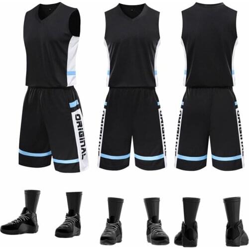 Basketball uniform suit unit activity team competition training blue jersey