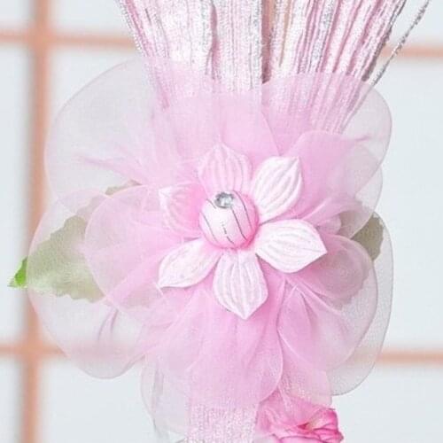 Free shipping-home decor 2Pcs curtain buckleCurtain accessories Tieback Bead Curtain tie clip flower strap curtain belt